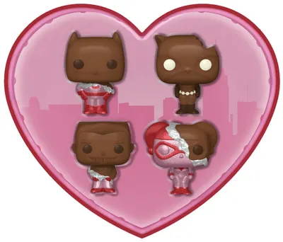 Set de mini-figurine Funko Pocket POP! DC Comics: Batman - Happy Valentine's Day Box 2024 (Chocolate)