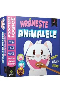 Joc educativ: Hraneste animalele. Asocieri logice