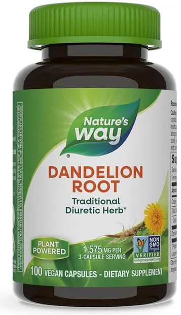Dandelion Root, 100 capsule, Nature’s Way