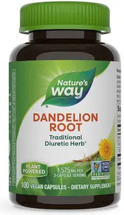 Dandelion Root, 100 capsule, Nature’s Way