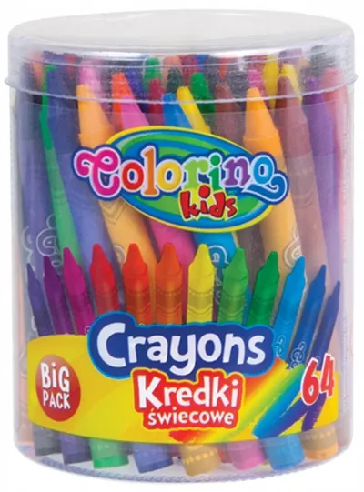 Pasteluri Colorino Kids Crayons - 64 de culori