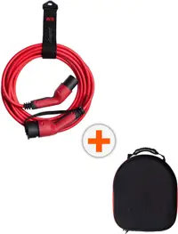 Kit Defa - eConnect, cablu de încărcare Red M3, T2, 3P, 32A/22kW + geantă de depozitare Premium Bag