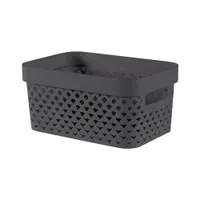 Cutie de depozitare gri închis din plastic 26x17,5x12 cm Pure – Curver