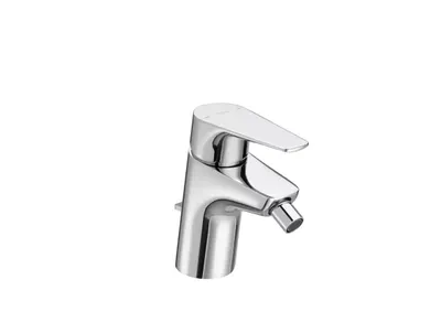 Baterie bideu Roca Atlas A5A6090C00, marime S, 140 mm, ventil, Crom