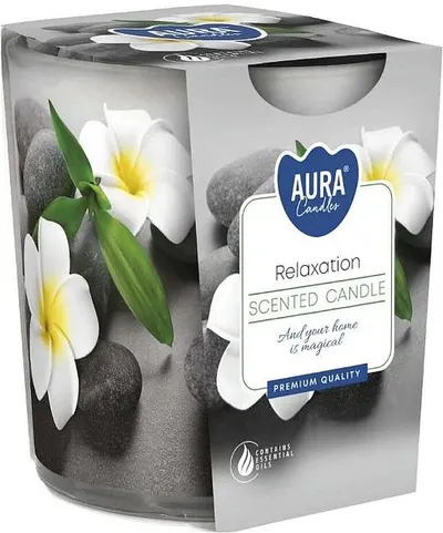 Lumânare parfumată Bispol Aura - Relaxation, 100 g