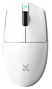 Mouse wireless pentru gaming MCHOSE – G3 V2, 12000 DPI, mecanic Omron, alb