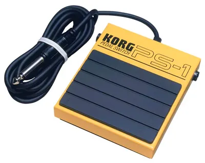 Pedală de efecte sonore Korg - PS 1, galben/negru