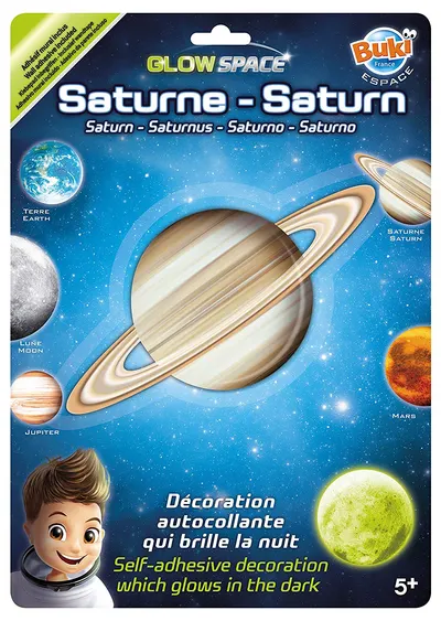 Planeta luminoasa in intuneric Buki Space - Saturn