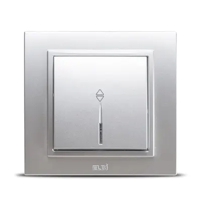 Zena Gri Metalizat Intrerupator Cap Scara LED ST