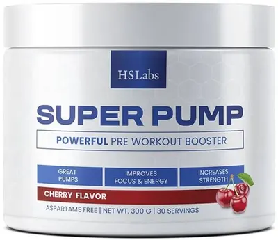 Super Pump, cireașă, 300 g, HS Labs