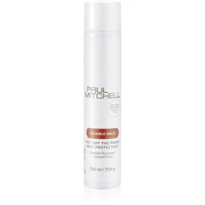 Paul Mitchell Flexible Hold Hot Off The Press Heat Protectant spray protector pentru modelarea termica a parului 100 ml
