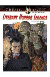 Creative Haven Literary Horror Legends Coloring Book