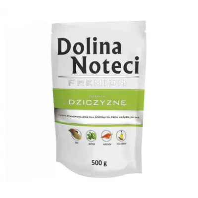 Hrana umeda pentru caini Dolina Noteci Premium cu vanat 500 g