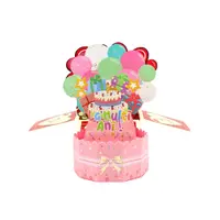 Decorațiune din hârtie Magic Pop-Ups La mulți ani