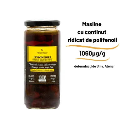 Masline Kalamata cu lamaie Lemonenies 720g
