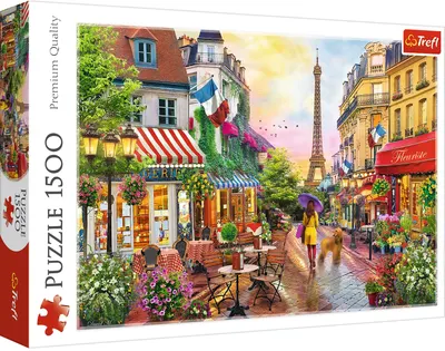 Puzzle Trefl din 1500 de piese - Farmecul Parisului, David Maclean