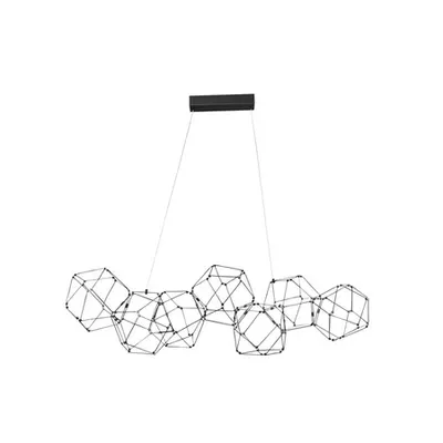 Lampa suspendata NEBULA Titanium Negru Csusru LED 34W 230V 2711Lm 3000K IP20 Led Chip: 84 Pcs