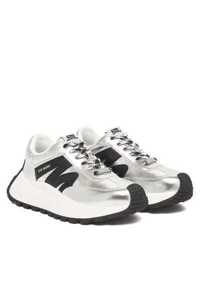 Adidasi femeie piele naturala - Silver 751 - sportivi