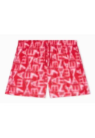 Sort de Baie Water Sport Bw M Monogram Neon Boxer-7m001715-Af21250-M5101