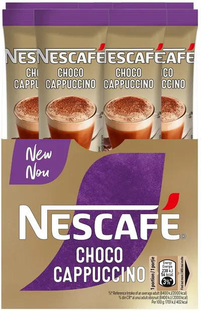 Specialitate de cafea instant NESCAFÉ - Choco Cappuccino, 8 х 14 g