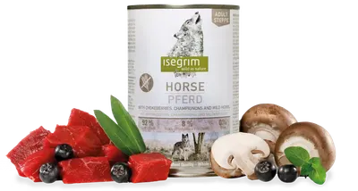 Hrana umeda, Isegrim Dog Adult Horse, 800 g