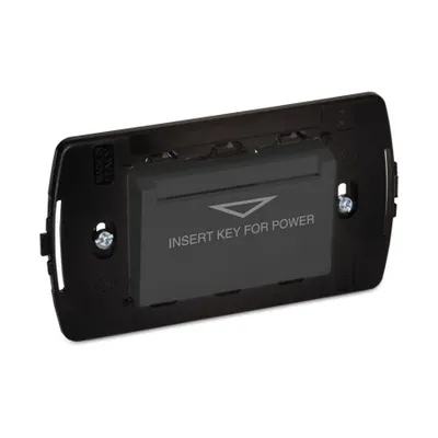 Intrerupator tip insigna buzunar cu suport, 3 module, 16A 250V~, gri