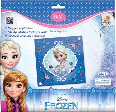 Set creativ Revontuli Toys Oy - Pentru aplicare, Elsa