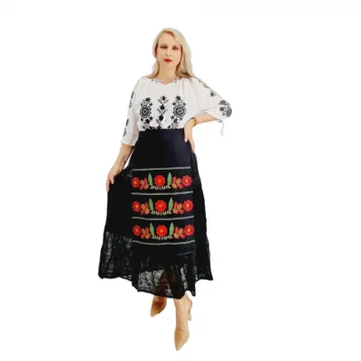 Fote cu broderie traditionala Priscila 4