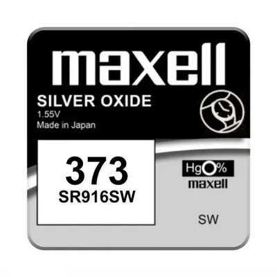 Baterii ceas oxid argint 373 SR68SW, 1 Buc. Maxell
