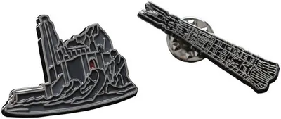 Set de insigne Weta Movies: The Lord of the Rings - Helms Deep & Orthanc