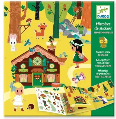 Set stickere Djeco - Padurea magica