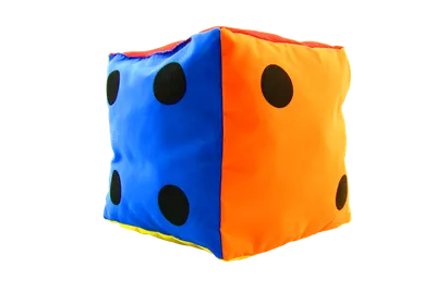 Zar colorat cu buline, 20 cm