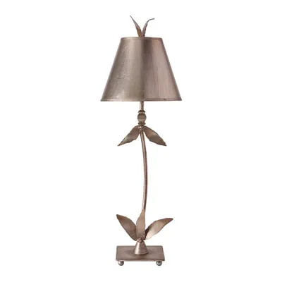Veioza Red Bell 1 Light Table Lamp – Silver Leaf