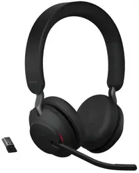Căști cu microfon Jabra - Evolve 2 65 MS Stereo + Link380, negre