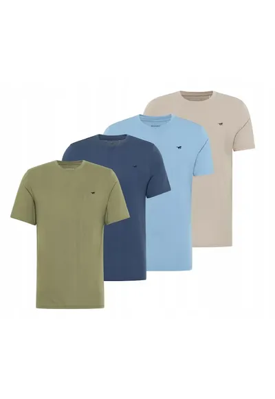 Set 4 Tricou Barbati - Alex - L INTL - Multicolor - Bumbac - Design Clasic Casual - Ideal Pentru Uz Zilnic - Material Premium Confortabil - Croiala Regular Fit - Maneca Scurta