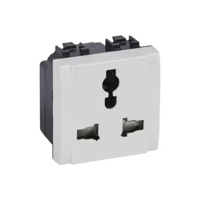 LL - priza multistandard 2 mod alb