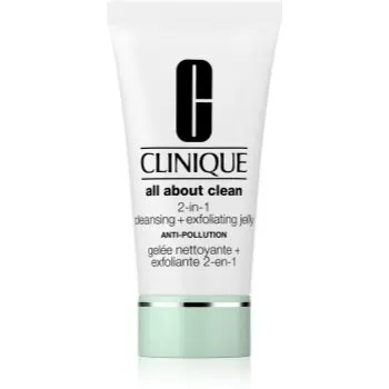 Clinique All About Clean™ 2-in-1 Cleansing + Exfoliating Jelly gel exfoliant de curatare