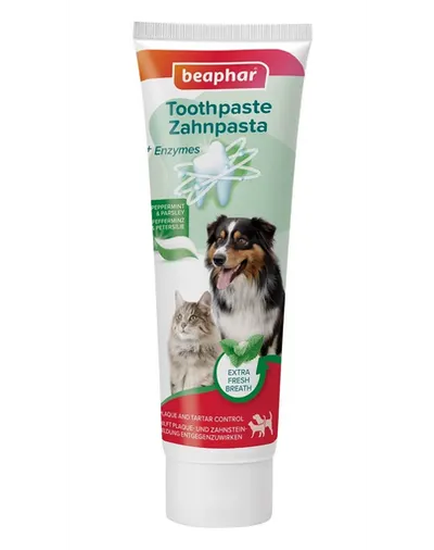 BEAPHAR pastă de dinți câini și pisici 100 g mentă & pătrunjel