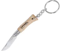 Cuțit de buzunar cu breloc Opinel - 3.5 cm, fag