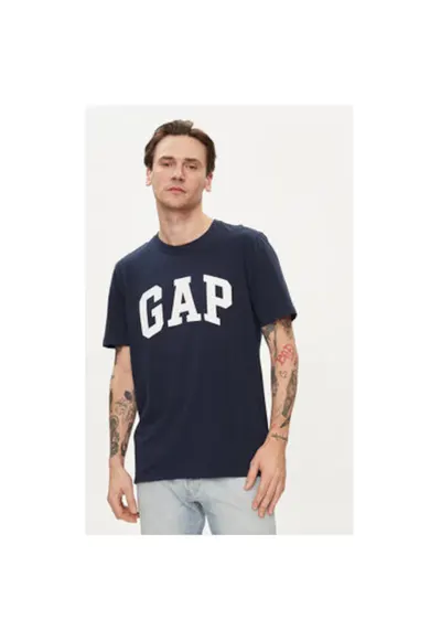 Tricou barbati - 304143526 - Bumbac - XS INTL - Albastru