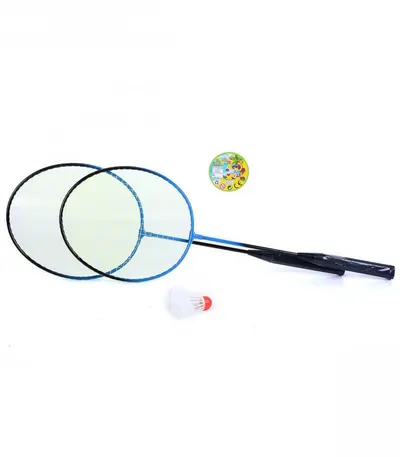 Set de tenis cu 2 rachete din metal si 1 fluturas