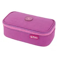 Penar tip etui, 1 fermoar, Herlitz BeatBox ABC mov/roz
