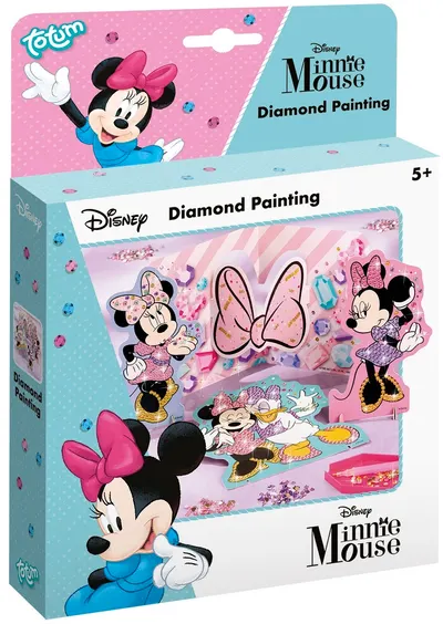 Set creativ Totum - Goblen cu diamante cu Minnie Mouse