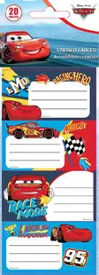 Etichete scolare Diakakis - Masini, 20 bucati