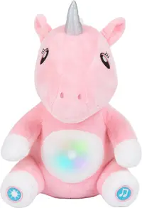 Jucărie muzicală din pluș cu funcție de lampă de veghe Chipolino - Unicorn
