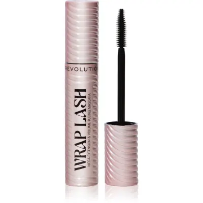 Revolution Wrap Lash Tubing mascara pentru extensie, rotunjire si volum culoare Black 8.5 ml