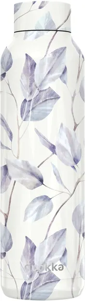Sticlă termică Quokka Solid - Gray Bouquet, 630 ml