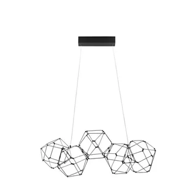 Lampa suspendata NEBULA Titanium Negru Csusru LED 25W 230V 2049Lm 3000K IP20 Led Chip: 60 Pcs