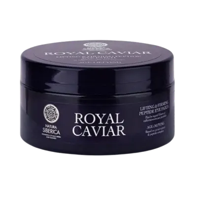 Plasturi de ochi cu peptide pentru fermitate & lifting Royal Caviar, 60 bucati, Natura Siberica