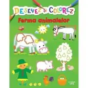 Desenez si colorez. Ferma animalelor